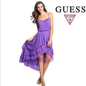 Guess High Low Ruffle Dress